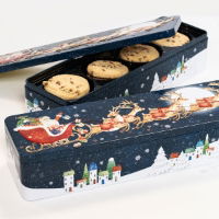Farmhouse - Flying Santa Milk Choc Chip Tin (12x225g)