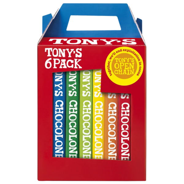 Tony's Chocolonely - Xmas Rainbow '6 Pack' (6x1080g)