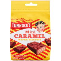 TUNNOCK'S - SHARE BAG Mini Caramel Wafers (12x150g)