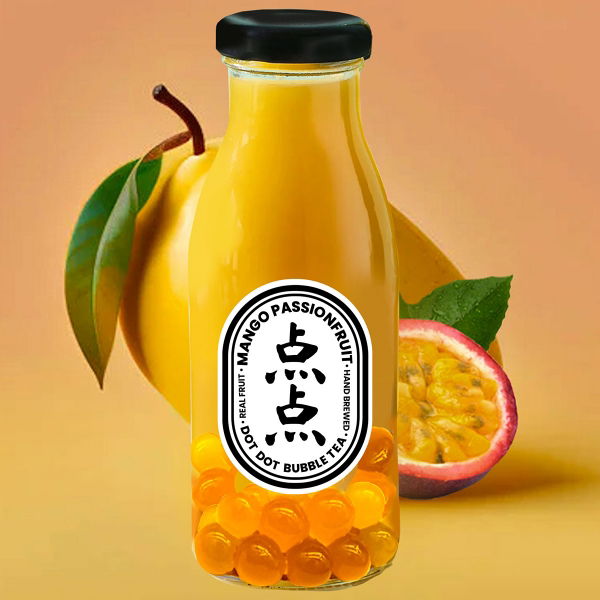 Dot Dot - BUBBLE TEA 'Mango Passionfruit' (12x250ml)