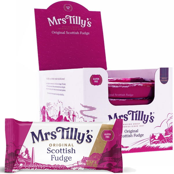 Mrs Tilly's GF - Traditional Fudge Bar (20x90g)