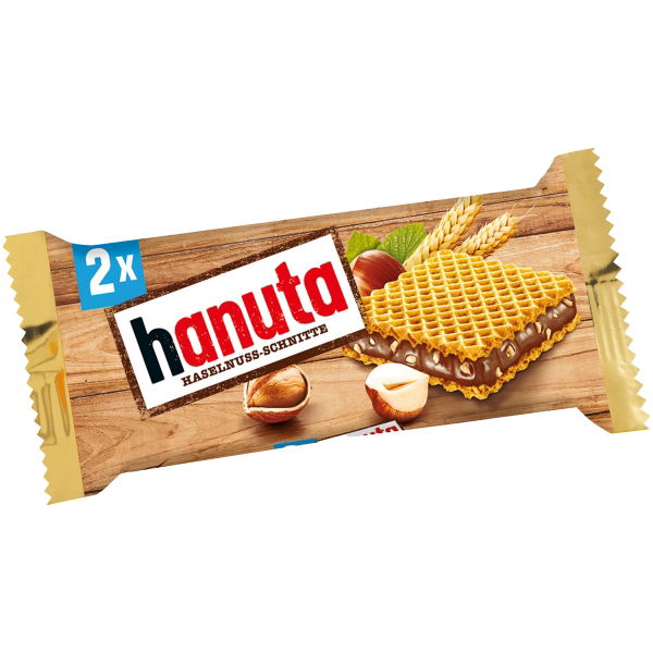 HANUTA - '2 PK' Original Choc Hazelnut Waffle Slices (18x44g