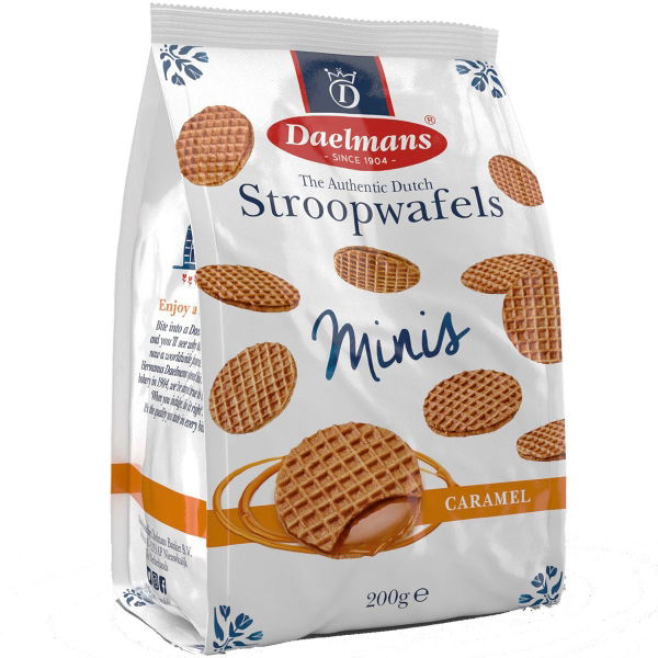 Daelmans - Mini Caramel Waffles 'Stroopwafels' (10x200g)