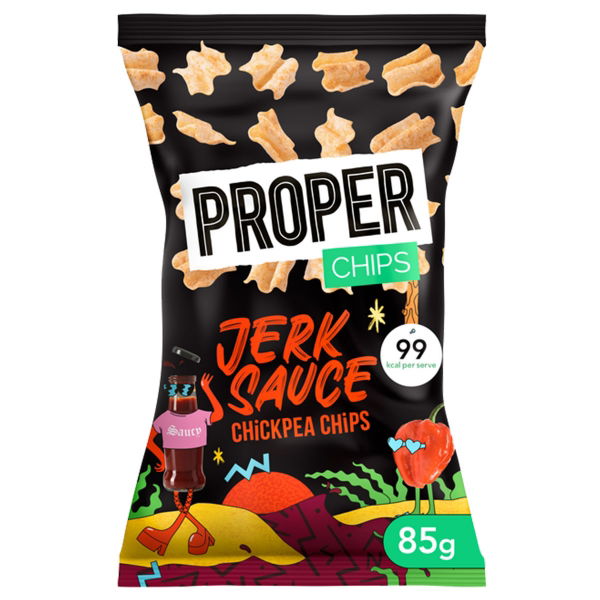 PROPER - CHIPS 'Jerk Sauce' Chickpea Chips (8x85g)