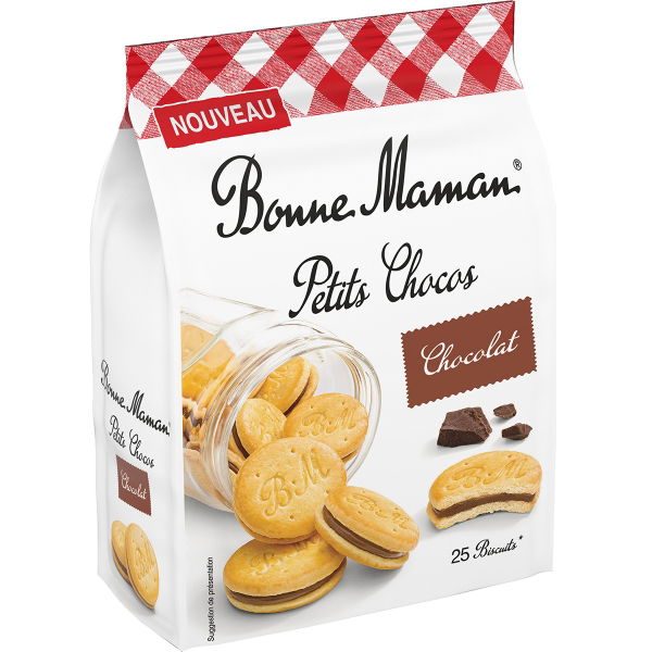 Bonne Maman - 'Petits Chocos' Sandwich Biscuits (12x250g)