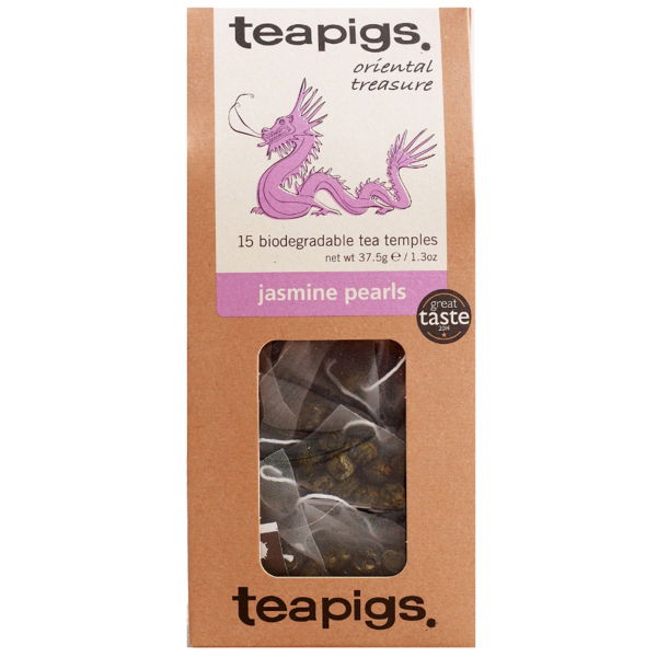 Teapigs - Jasmine Pearls Pure Green Tea (6x15's)