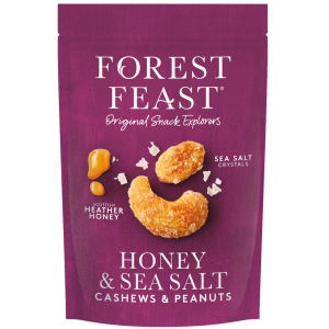 Forest Feast - Honey & Salt Peanuts & Cashews (8x120g)