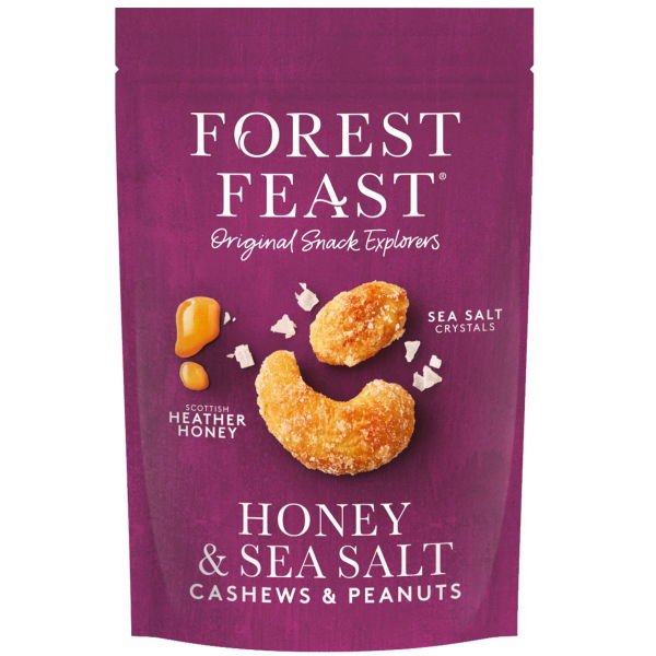 Forest Feast - Honey & Salt Peanuts & Cashews (8x120g)