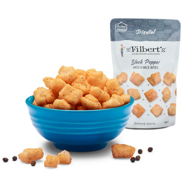 Mr Filberts - Oriental Black Pepper Mochi Rice Bites (6x150g