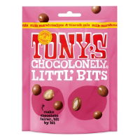 Tony's Chocolonely - Littl' Bits Marshmallow & Biscuit 8x100