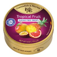 Cavendish & Harvey - 'SUGAR FREE' Tropical Fruit Drop (9x175