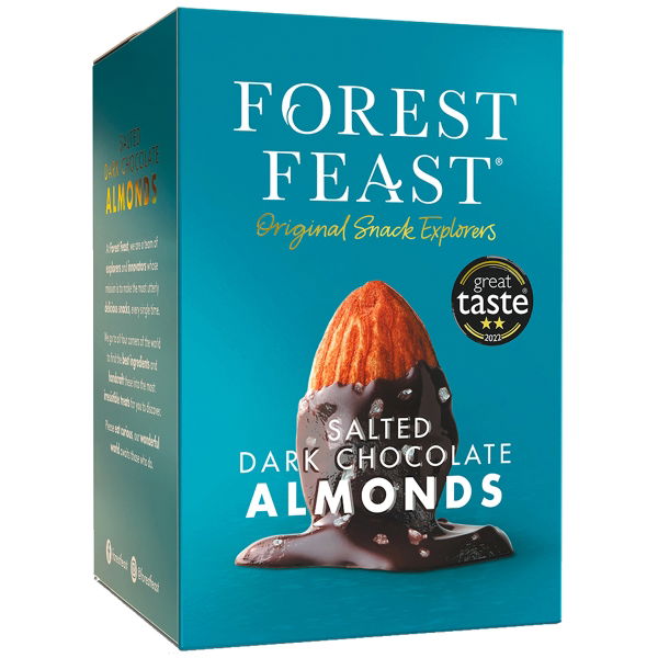 Forest Feast - Salted Dark Choc Almonds GIFT (6x140g)