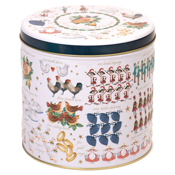 Farmhouse - 12 Days Of Christmas Barrel Tin (6x450g)