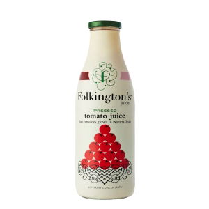BBE 31/07/25 Folkington's - Pressed Tomato Juice (6x1ltr)