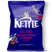 Kettle Chips - Sea Salt & Balsamic Vinegar of Modena (12x130