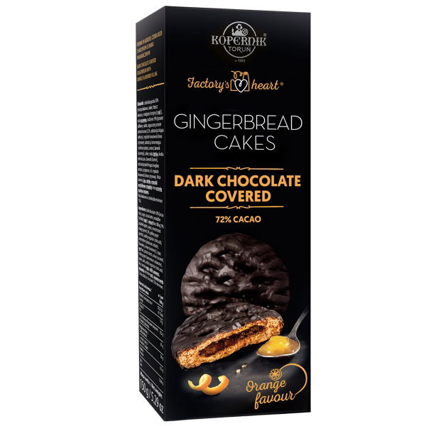 Kopernik - Dark Choc Covered Gingerbread w. Orange (14x150g)