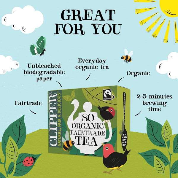 Clipper - F/T Organic Everyday Teabags (4x80's)